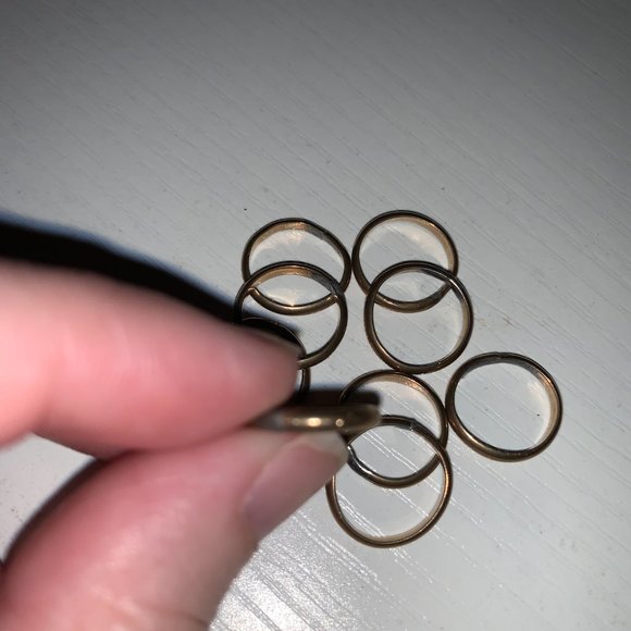 2mm Gold Filled Plain Band Ring, Size 3/4 - Picture 4 of 4